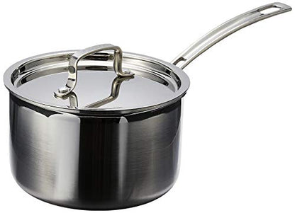 Cuisinart MCP193-18N Multiclad Pro Triple Ply Stainless 3-Quart Skillet, Saucepan w/Cover