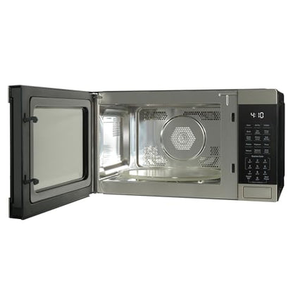 GE 4-in-1 Countertop Microwave Oven, 1.0 Cu Ft, 1050W Convection Microwave with Air Fry & Broil, Compact and Quiet, Stainless Steel, Ideal for Apartments, Dorms & Offices, GCST10A1WSS