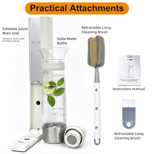 Soda Maker Adds Fizz To Any Water or Beverage Sparkling Water for Home