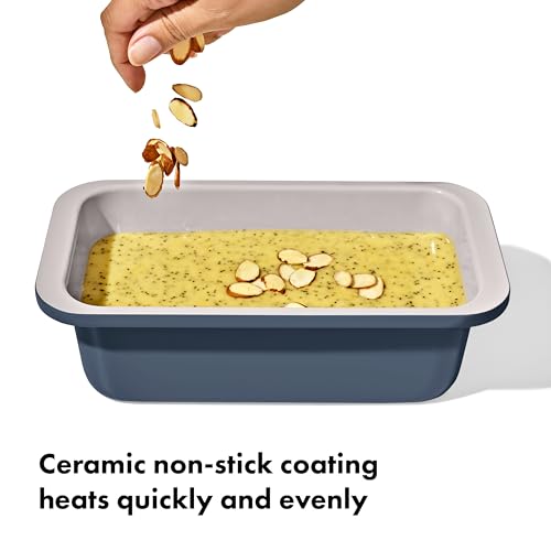 OXO Good Grips Non-Stick Pro Ceramic Coated Metal Bakeware 1Lb Loaf Pan – Storm Blue