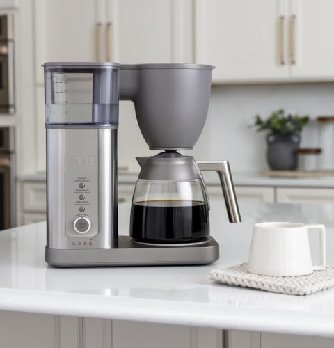 Café Specialty Drip Coffee Maker 10-Cup Glass Carafe, Hot or Iced, SCA
