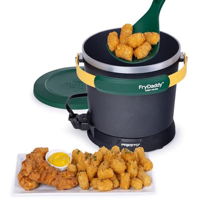 Presto 05427 FryDaddy Electric Deep Fryer, Green/Gold
