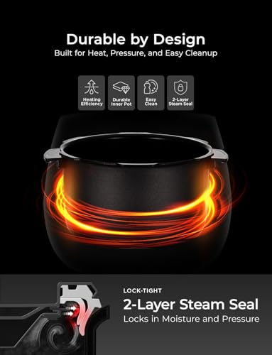 CUCKOO High Pressure Rice Cooker 6-Cup Uncooked / 12-Cup Cooked with Nonstick Inner Pot, Versatile Rice Maker with 12 Menu Options and Steam Plate, Fuzzy Logic Tech, Voice Guide, Black (CRP-P0609S)