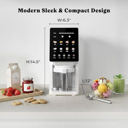 Ice Cream Maker Machine, 11-in-1 Frozen Dessert Machine with 3 Pints
