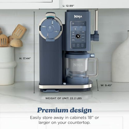 Ninja Creami Scoop & Swirl 13-in-1 Ice Cream and Soft Serve Maker, NC701BL