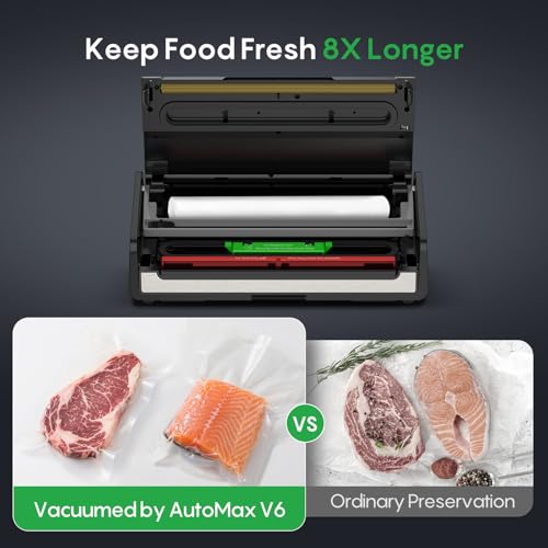 FRESKO Food Vacuum Sealer with Automatic Bag Detection & Built-in Cutter