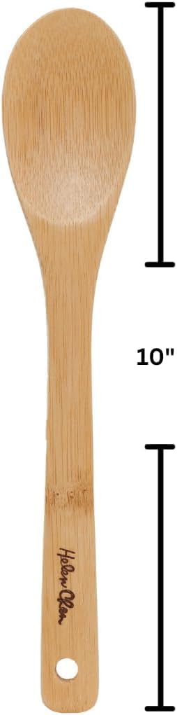 Helen’s Asian Kitchen Bamboo Kitchen Spoon Cooking Utensil, 10-Inch