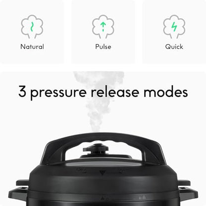 CHEF iQ Smart Pressure Cooker with WiFi and Built-in Scale - Easy-to-Use 10-in-1 Multicooker with 500+ Guided Recipes - Rice Cooker, Slow Cooker, Instant Meals for Foodies - 6 Quart - Family Size