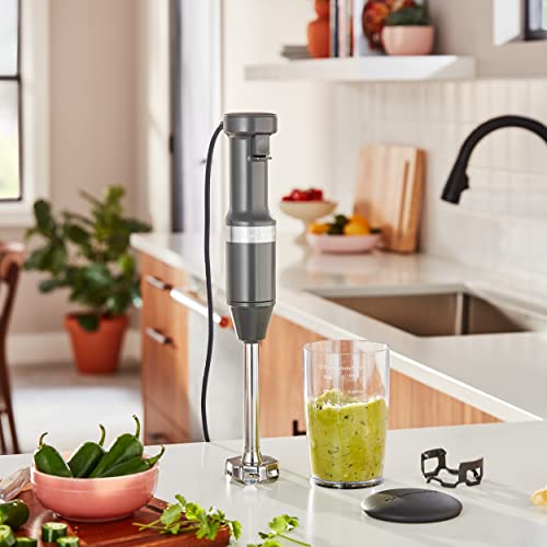 KitchenAid Variable Speed Corded Hand Blender, KHBV53, Charcoal Grey