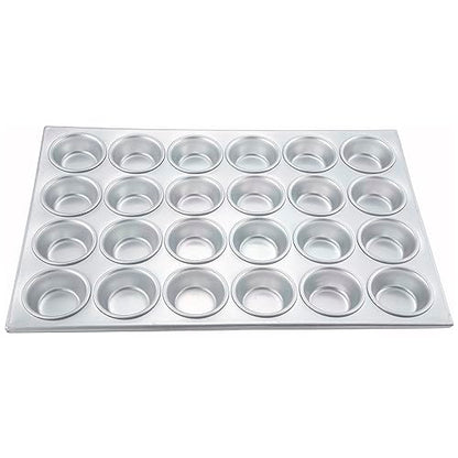 Winco 24-Cup Non-stick Muffin and Cupcake Pan, Aluminum
