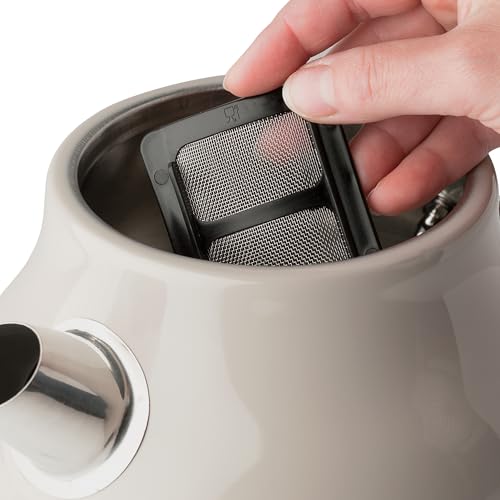 Haden Dorset 1.7 Liter Stainless Steel Electric Kettle, Hot Water Kettle