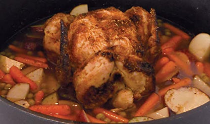 4 Qt. Seasoned Cast Iron Dutch Oven with Cast Iron Lid,Black