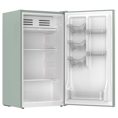 Frigidaire Refrigerator-Retro Mini Fridge Energy Saving-Adjustable Thermostat Control- Ideal for Dorm, Office, RV, Garage, Apartment 3.1 Cu Ft, GREEN