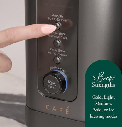 Café Specialty Drip Coffee Maker 10-Cup Thermal Carafe, Hot or Iced, SCA