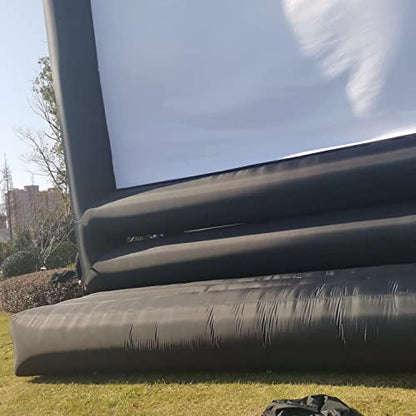 41ft/40 ft Inflatable Movie Screen Outdoor Exclude Blowers - Front and Rear Projection - Commercial Projector Screen for School, Churches, Grand Parties, Drive-in Theater(41ft Without Blowers)
