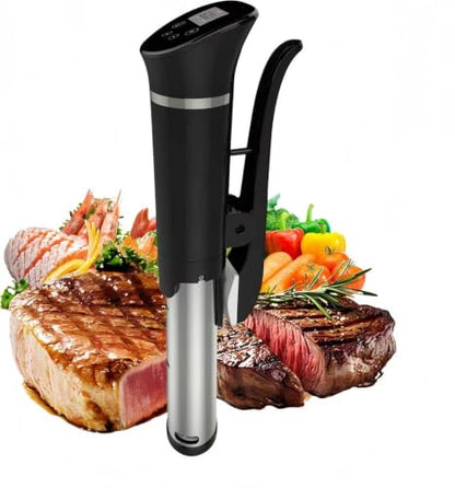 1200W Sous Vide Cooker, 180° Rotatable Head Sous Vide Machine, IPX7 Waterproof Immersion Circulator, Ultra Quiet Fast Heating, Accurate Temperature & Time Control, for Steak, Vegetables