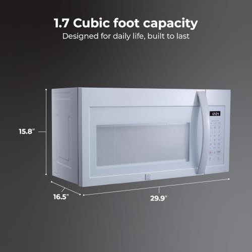 Kenmore Over-the-Range Microwave – 1.7 cu. ft. Capacity, White
