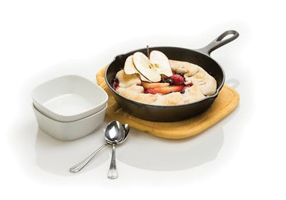 Lodge Wildlife Series-8" Cast Iron Skillet with Duck Scene, 8", Black
