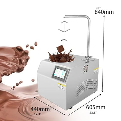 Koalalko Chocolate Fountain Machine,Chocolate Termperating Machine Chocolate Melting Machine,Chocolate Processing,Chocolate Tempering Melting Vibrating,Chocolate Melting pot perfect for Chocolate Bar