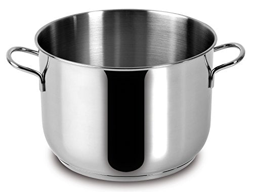 Lagostina Every Stainless Steel Cookware Set, 7-Piece Set, Two-Handle Saucepan 18 cm, Deep Casserole 22 cm, Milk Pan 12 cm, Deep Casserole 14 cm Long Handle and Lids 14.18 and 22 cm