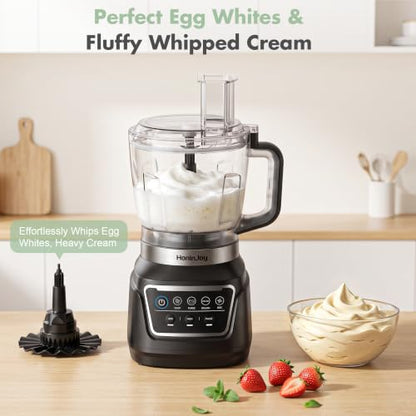 HoninJoy 14-in-1 Food Processor Blender Combo, All-in-One Kitchen Blender