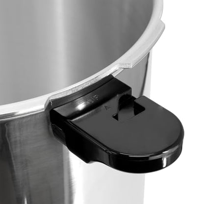 MegaChef 24 Quart Large Capacity Aluminum Stovetop Pressure Cooker for Induction and Gas Stove-Tops