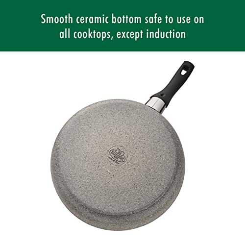 Ballarini 75001-652 Parma Forged Aluminum Nonstick Cookware Set, 10-Piece, Granite