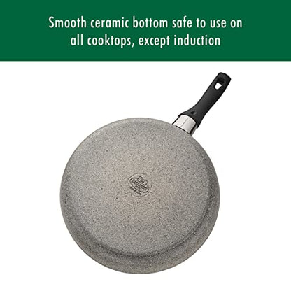 Ballarini 75001-652 Parma Forged Aluminum Nonstick Cookware Set, 10-Piece, Granite