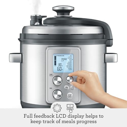 Breville Fast Slow Pro Pressure Cooker BPR700BSS, Brushed Stainless Steel