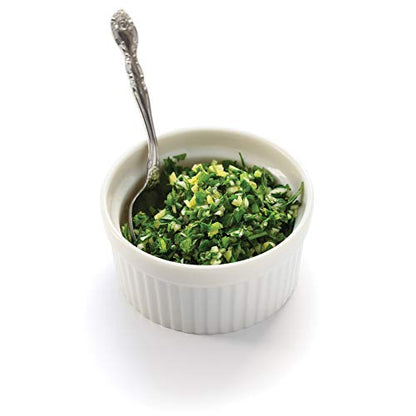 HIC Kitchen Ramekin, Fine Porcelain, For Serving Condiments, Dips, Sauces, And Small Desserts, 2-Ounce Capacity, Set of 6