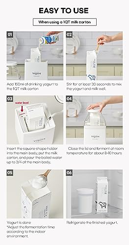 ROICHEN MINEW YOGURT MAKER, HOME MADE YOGURT, MADE IN KOREA, NON ELECTRIC, EASY YOGURT MAKING