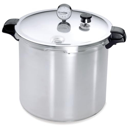 Presto 01784 23-Quart Induction Compatible Pressure Canner, Silver, Aluminum