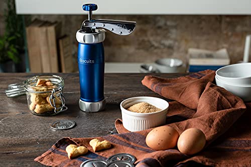Marcato biscoti Maker, Anodized Aluminum blue