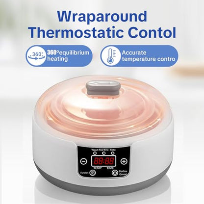 DiDimo Yogurt Maker, 1.3QT Greek Yogurt Machine With Adjust Temp & Timer