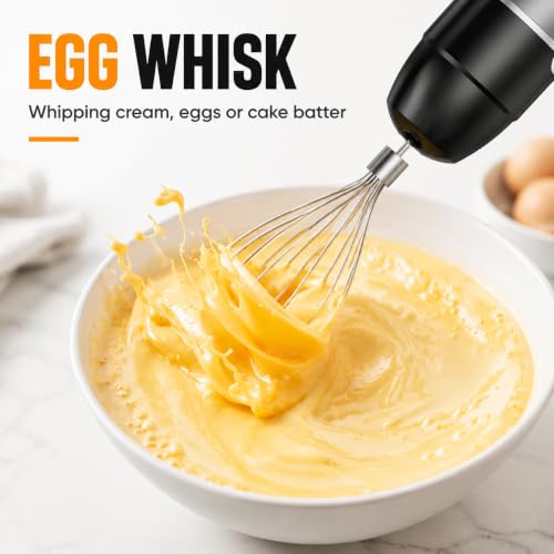 Immersion Blender Handheld Hand Blender 3 in 1 Stick Blend