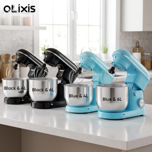 OLIXIS 6.3 Qt Stand Mixer, 10-Speed Tilt-Head Electric Mixer for Baking