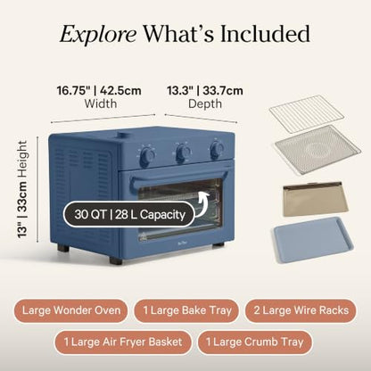 Our Place Large Wonder Oven, 6-in-1 Air Fryer & Toaster Oven, 3-Rack, 30 Qt