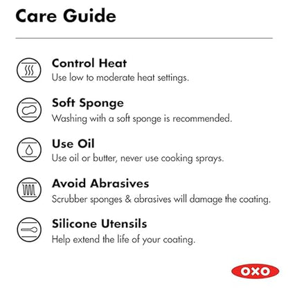 OXO 13 Piece Stainless Steel Cookware Set, Tri-Ply Multiclad Pots & Pans, PFAS-Free Ceramic Nonstick Coated Frying Pans, Induction Compatible, Dishwasher & Oven Safe, Sauce, Stock, Saute, Silver