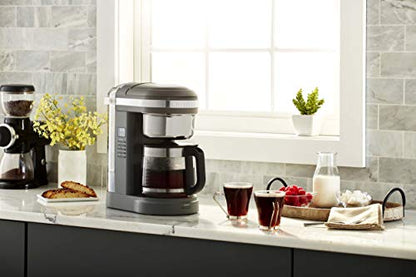KitchenAid 12 Cup Drip Coffee Maker, Spiral Showerhead and Warming Plate