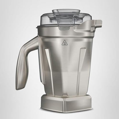 Vitamix 48-Ounce Stainless-Steel Blender Container with SELF-DETECT, Dishwasher-Safe, BPA-Free Clear Lid, Laser-Cut Stainless-Steel Blades, Compatible with All Full-Size Vitamix Blenders