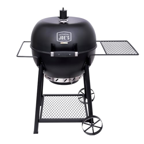 Oklahoma Joe's Blackjack 21.5 in. Heavy-Duty Kettle Charcoal Grill with 382 sq. in. Cooking Area, Black