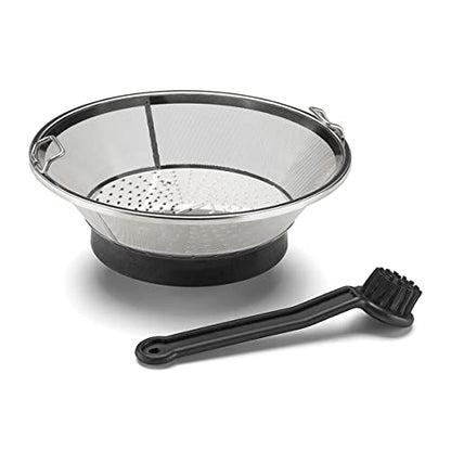 Waring Commercial Waring Products WJX80 120V 1.2HP HD Pulp Eject Juice Extractor, Stainless steel