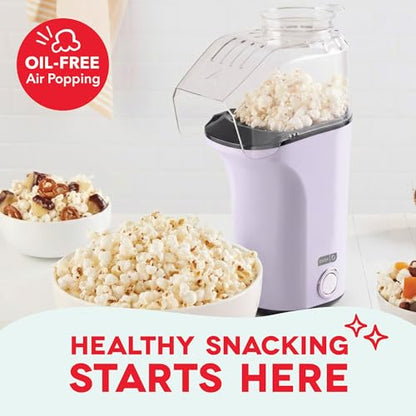 Dash Fresh Pop Popcorn Maker, 16-Cup Hot Air Popper, Lavender