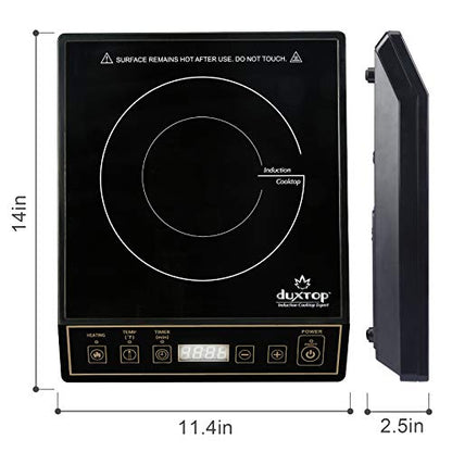 Duxtop 1800W Portable Induction Cooktop Countertop Burner, Gold 9120MC