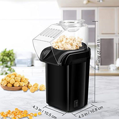 Mini Electric Hot Air Popcorn Maker Electric Popcorn Machine for Healthy Oil Free Popcorn