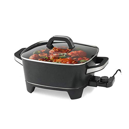 NESCO ES-12, Extra Deep Electric Skillet, Black, 12 inch, 1500 watts
