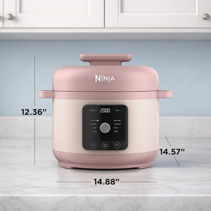 Ninja® HyperHeat™ 9-in-1 Pressure Cooker, 6.5-qt, Rose Quartz, PC201PK