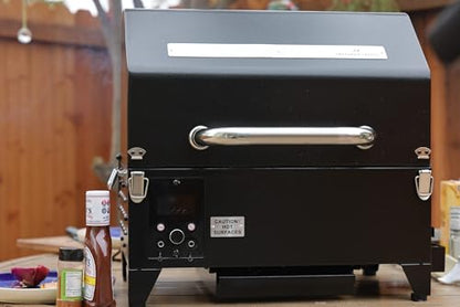 Portable Electric Smoker Grill by Freedom Stoves – 12V/120V Pellet BBQ for Camping, Tailgating & Backyard | Digital Control, Dual Probes, 8.5LB Hopper