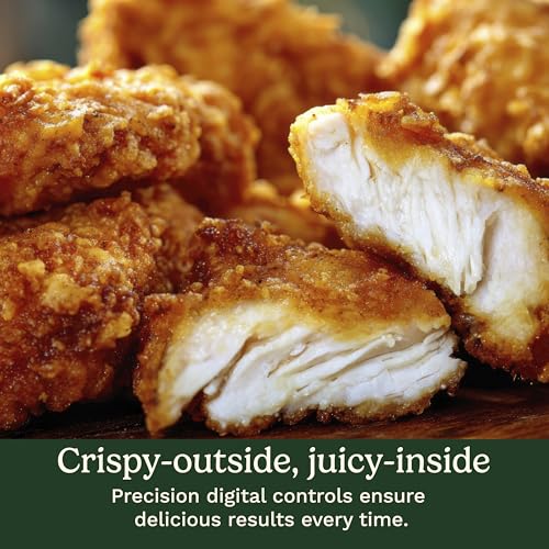 Cuisinart ClearView 4-Quart Air Fryer with Glass Basket and PFAS-Free Ceramic Nonstick Crisper Plate, 5 Cooking Functions, 2 Custom Presets, Adjustable Temperature up to 450°F, 3-Year Warranty, AFC-4