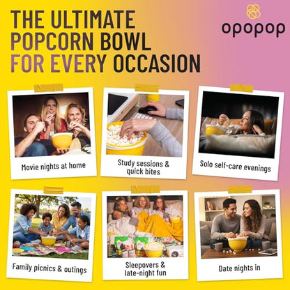 Opopop Silicone Popcorn Popper - Collapsible Microwave Popcorn Maker